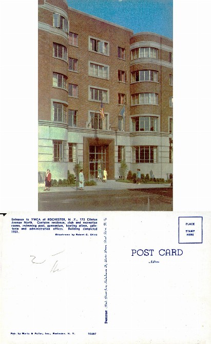 YWCA Building Entrance, Rochester, N.Y.