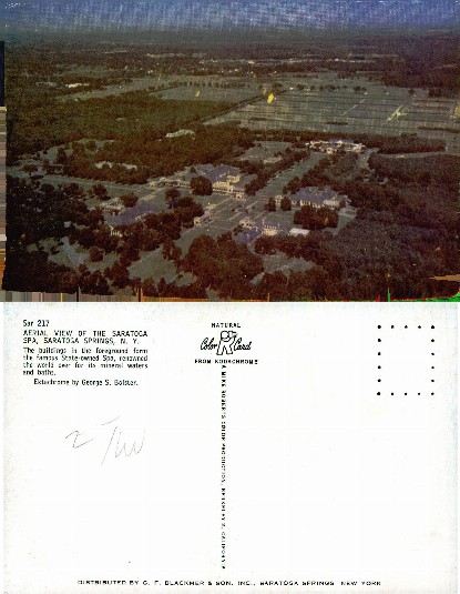 Aerial View of Saratoga Spa Complex