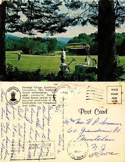 Golfers on a golf course