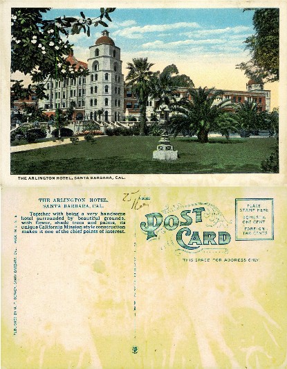 The Arlington Hotel, Santa Barbara
