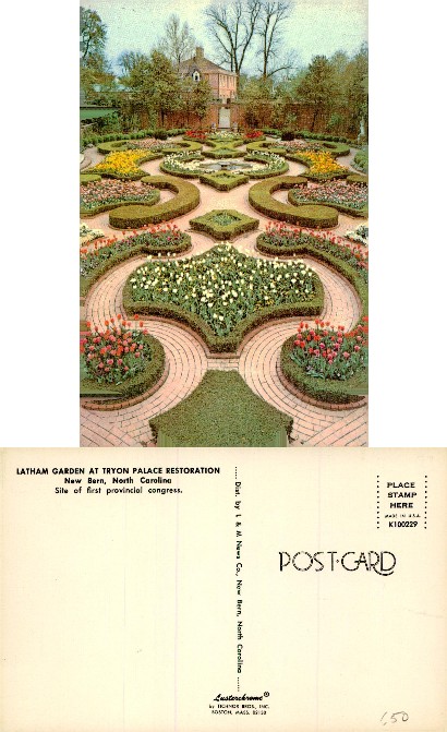 Latham Garden at Tryon Palace Restoration