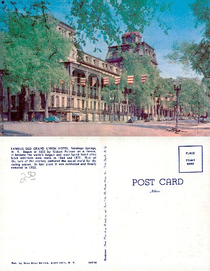 Grand Union Hotel, Saratoga Springs