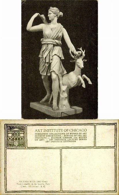 Artemis with the Stag Statue