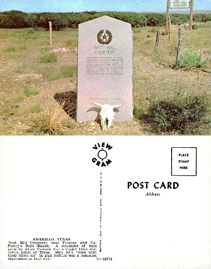 Boot Hill Cemetery Monument & Skull