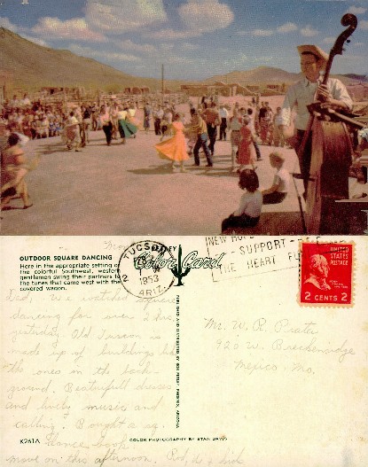 Outdoor Square Dance in Old West Town
