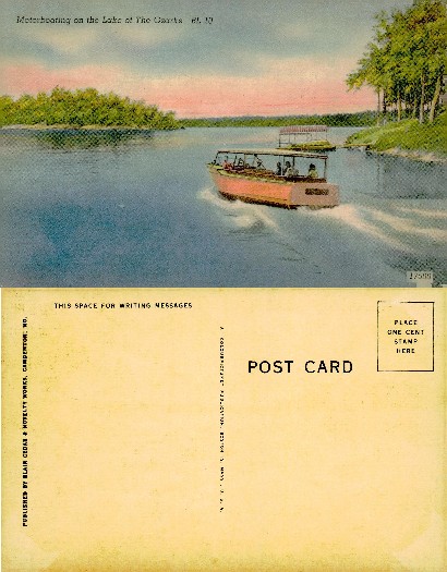 Motorboating on the Lake of The Ozarks