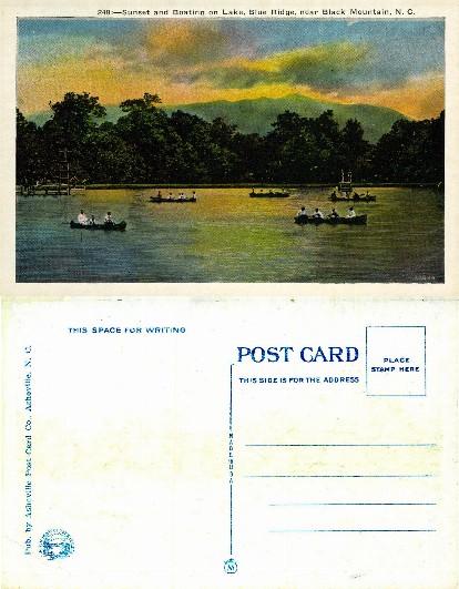 Sunset and Boating on Lake