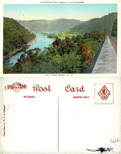 Cheat River Valley with Railroad