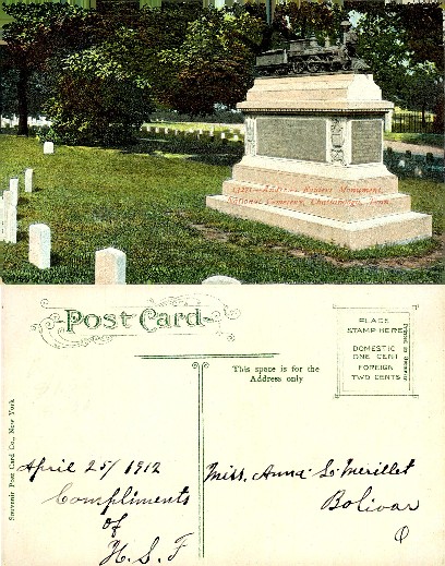 Andrews Raiders Monument, National Cemetery