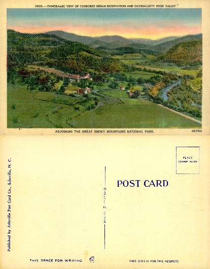 Cherokee Reservation & Oconaluftee River View