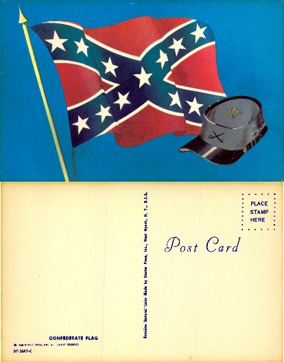 Confederate Flag and Soldier's Kepi