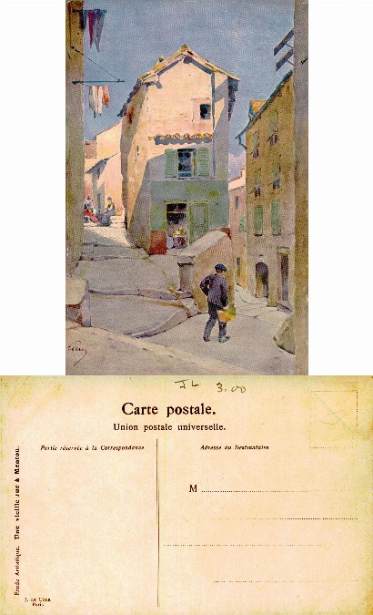 Old Village Street Scene