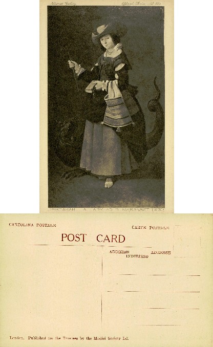Painting of a Lady as Saint Margaret
