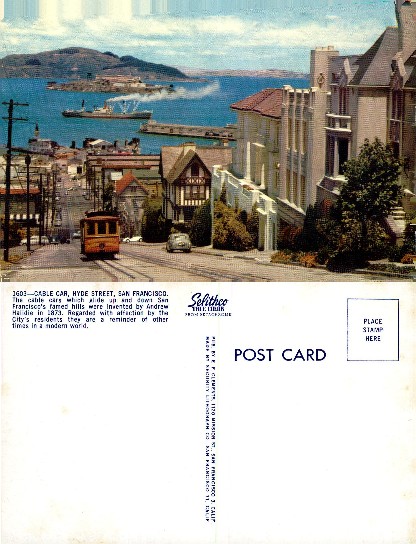 Cable Car on Hyde Street, San Francisco