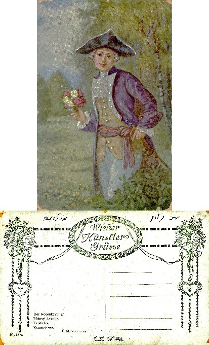 Rococo Gentleman with Flowers
