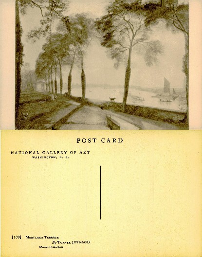 Mortlake Terrace Painting by Turner
