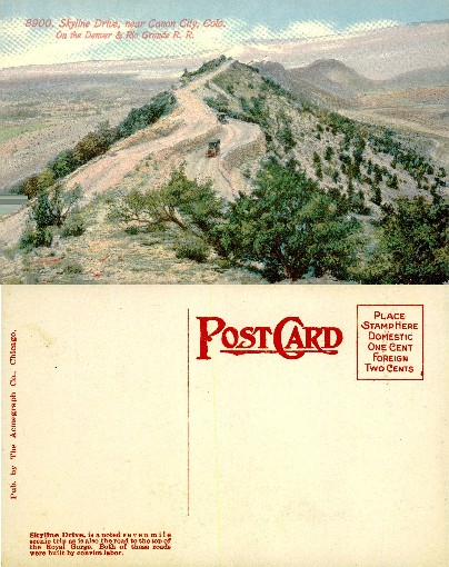 Skyline Drive Road with Horse-drawn Vehicle