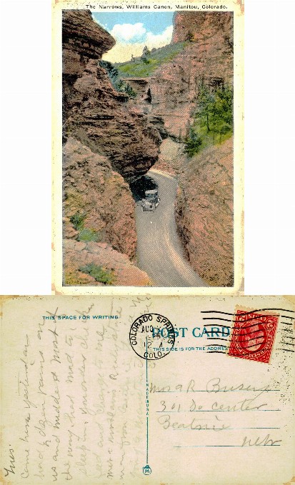 The Narrows, Williams Canon Road