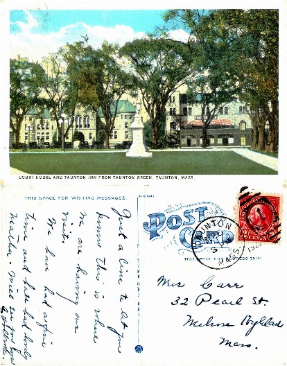 Court House & Taunton Inn from Taunton Green
