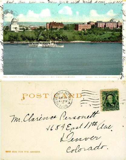 Grant's Tomb & Columbia University on Hudson