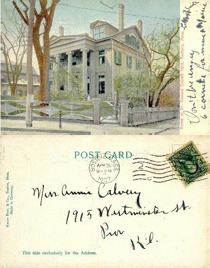 Home of Dr. Edward Everett Hale, Roxbury