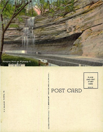 Hanging Rock Waterfall and Highway