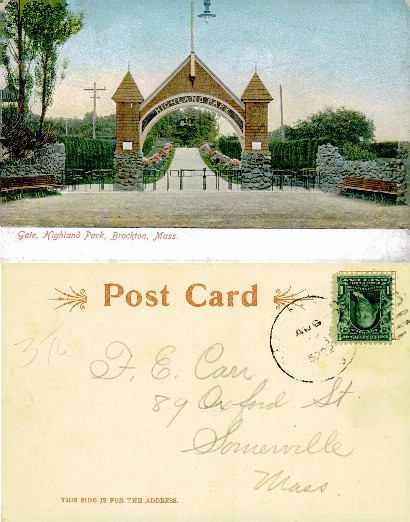 Highland Park Gate, Brockton