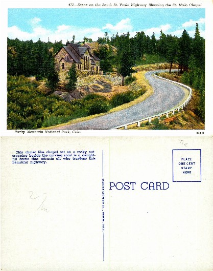 Chapel on Mountain Highway, Rocky Mountains