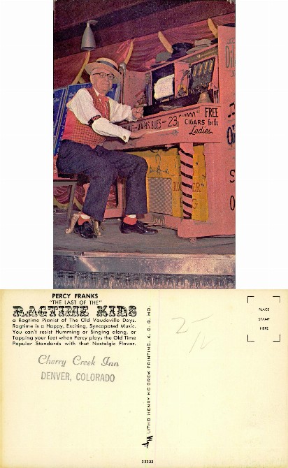 Ragtime Pianist at Nickelodeon