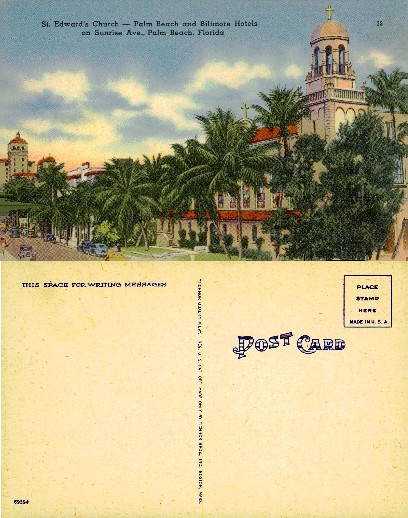 St. Edward's Church and Hotels, Palm Beach