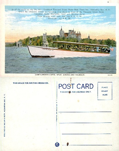 Thousand Islands Motorboat Tour