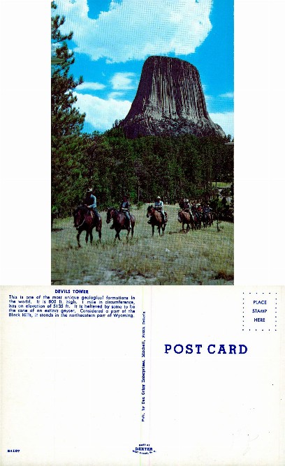 Devils Tower with Horseback Riders