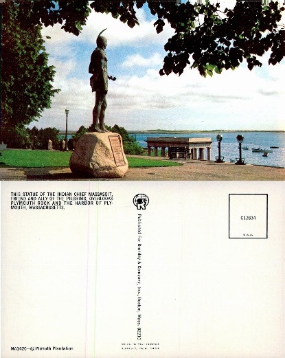 Statue of Chief Massasoit, Plymouth Harbor