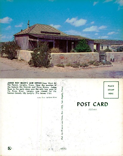 Judge Roy Bean's Law Office