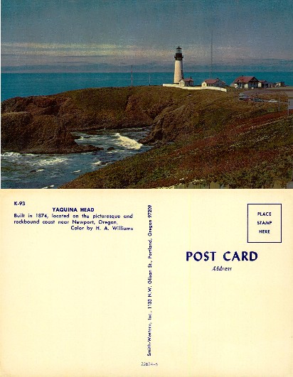 Yaquina Head Lighthouse and Rocky Coast