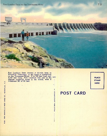 Fort Loudoun Dam on Tennessee River