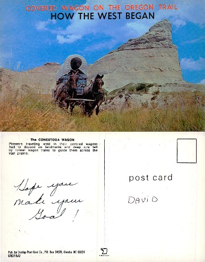 Covered Wagon on the Oregon Trail