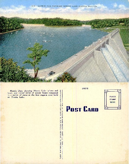 Norris Dam and Lake During Regatta