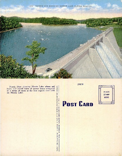 Norris Dam and Lake During Regatta