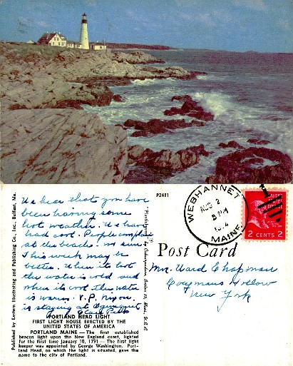 Portland Head Light and Rocky Coast