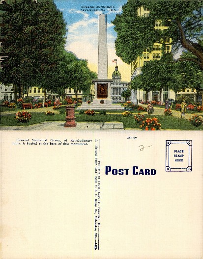 Greene Monument in City Square