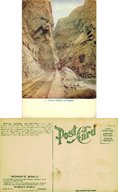 Royal Gorge with Railroad Tracks