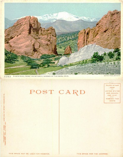 Pike's Peak and Garden of the Gods Landscape