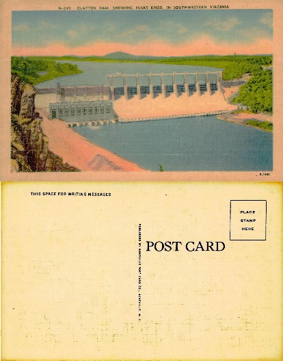 Claytor Dam and Peaks Knob