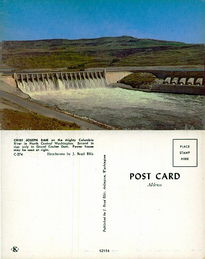 Chief Joseph Dam on Columbia River