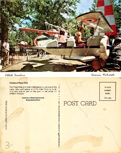 Amusement Park Kiddieland Plane Ride