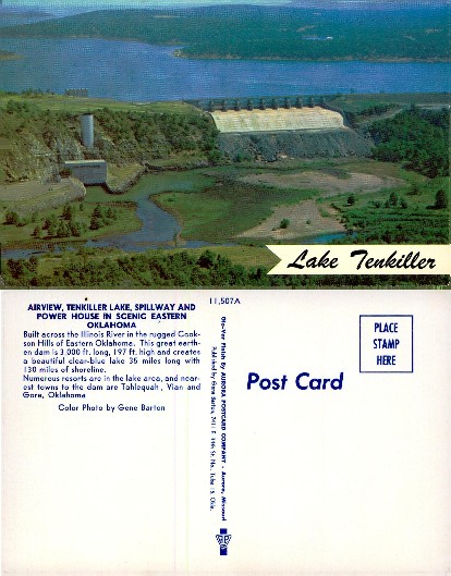 Tenkiller Lake Dam, Spillway and Power House