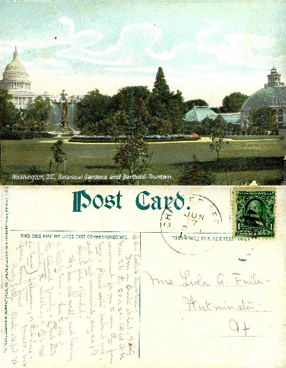 U.S. Capitol, Botanical Gardens & Fountain