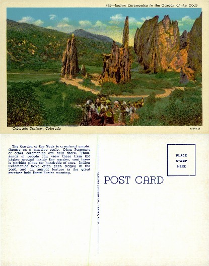 Indian Ceremonies in Garden of the Gods