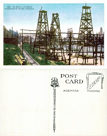 Offshore Oil Wells at Summerland